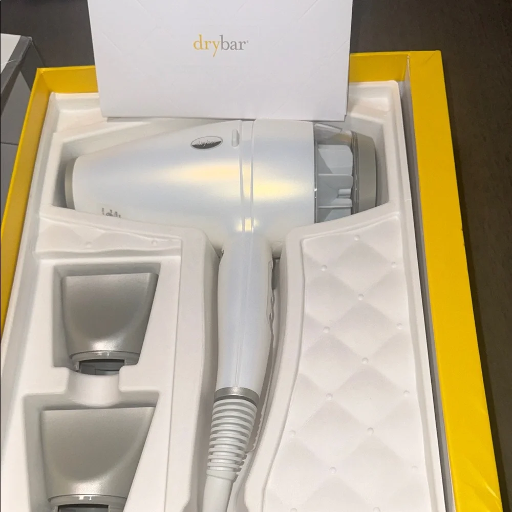NIB Drybar Reserve Hair Dryer in White and Gray - Picture 4 of 8